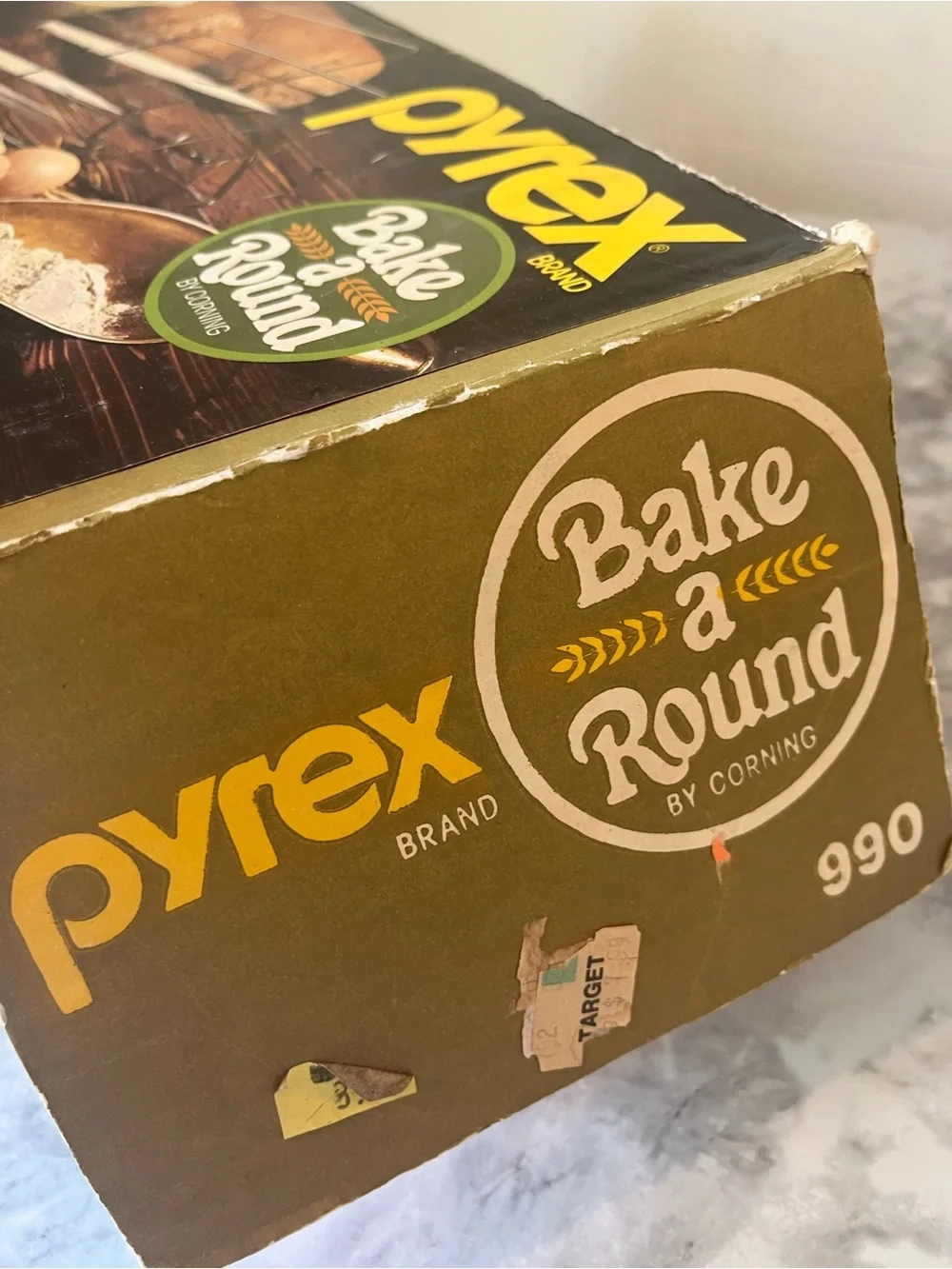 Vintage Bake A Round Pyrex By Corning #990 French Bread Baking Pan Tube